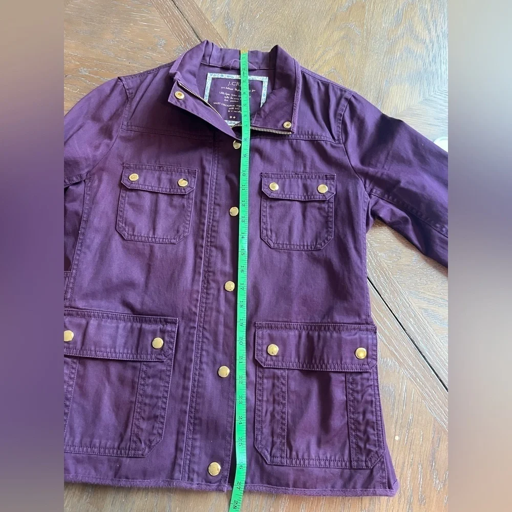 J Crew Relaxed Boyfriend Field Jacket Size M - Picture 7 of 9